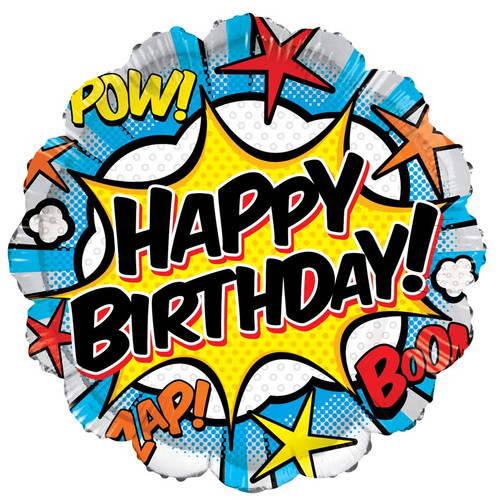 Happy Birthday Comic Balloon Happy Birthday Comic Balloon