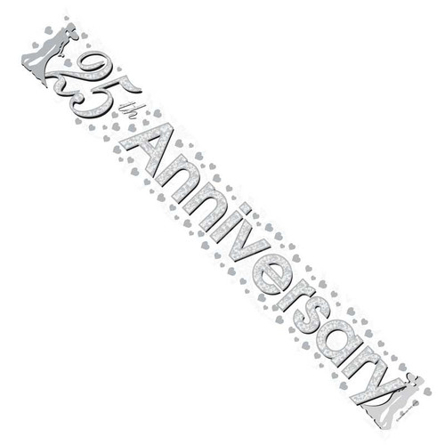 25th Wedding Anniversary Banner 25th Wedding Anniversary Banner