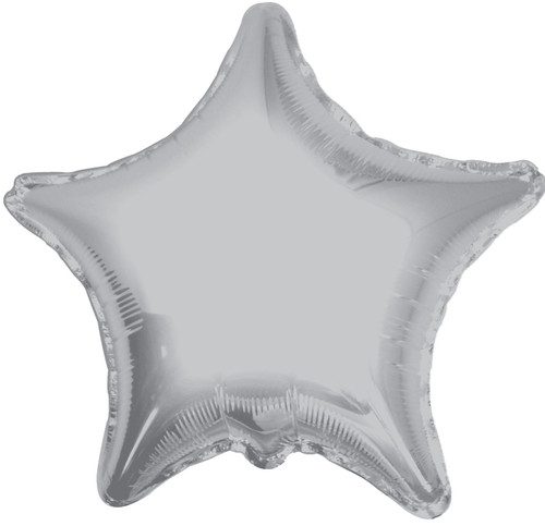 Silver Star Balloon (22inch)