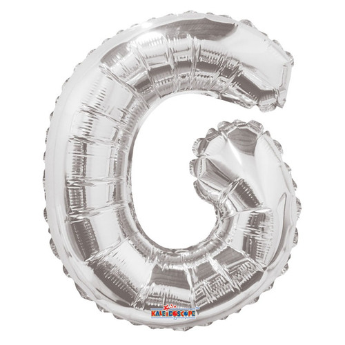 14" Silver Letter G Balloon 14" Silver Letter G Balloon