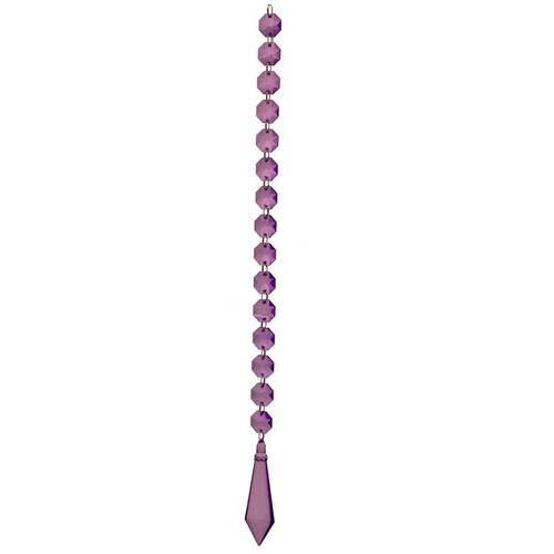 50cm Purple Ensiform Prism Garland