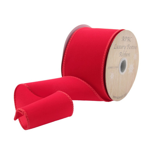 10yds Red Velvet Ribbon 63mm 10yds Red Velvet Ribbon 63mm