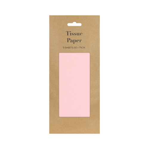 Pale Pink Tissue Paper Pack (5 sheets) Pale Pink Tissue Paper Pack (5 sheets)