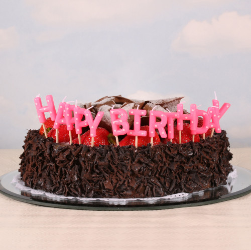 Pink Happy Birthday Candles Pink Happy Birthday Candles