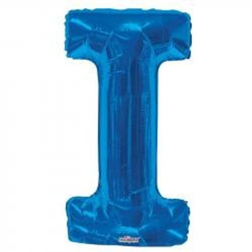 34" Letter Balloon - I - Blue 34" Letter Balloon - I - Blue