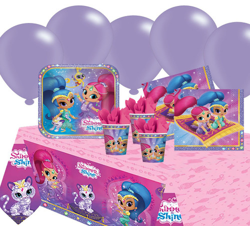 Shimmer & Shine Party Pack for 8 People - Discontinued