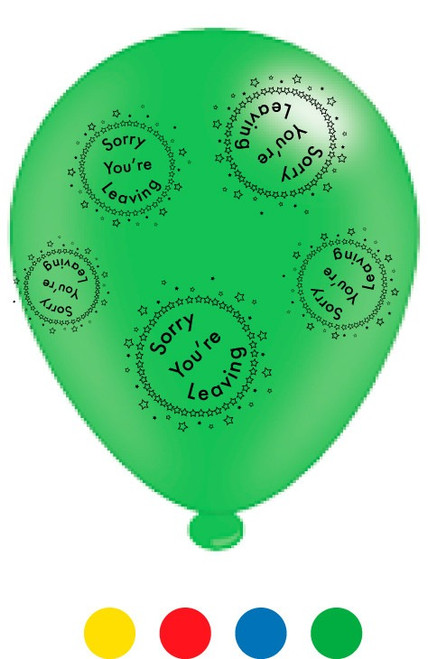 Sorry You're Leaving Latex Balloons (8 Pack) Sorry You're Leaving Latex Balloons (8 Pack)