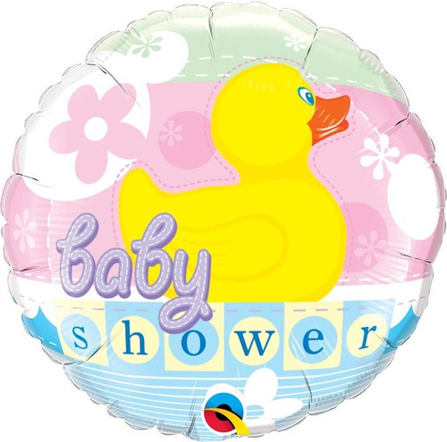 Rubber Duckie 18" Foil Baby Shower Balloon Rubber Duckie 18" Foil Baby Shower Balloon