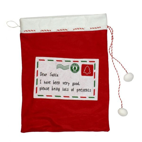 Red Felt Christmas Sack 65cm by Juliana Red Felt Christmas Sack 65cm by Juliana