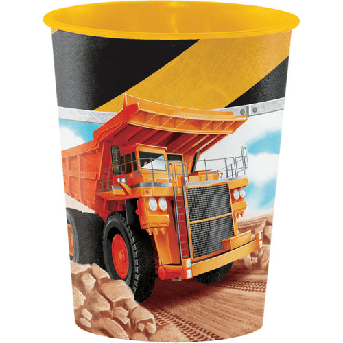 Big Dig Construction Plastic Keepsake Cup