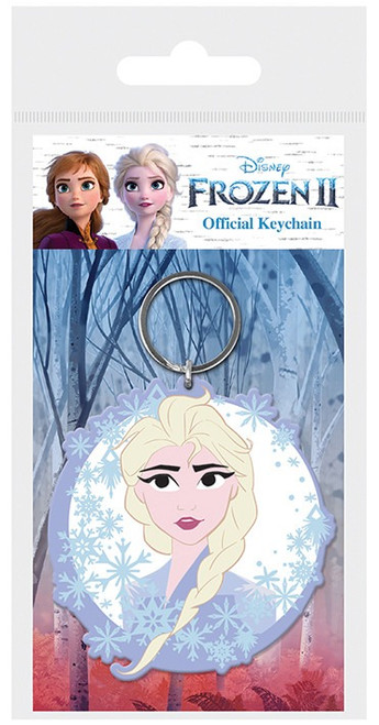 Frozen 2 Elsa Rubber Keychain