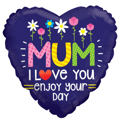 Mum I Love You Balloon (18 Inch) Mum I Love You Balloon (18 Inch)