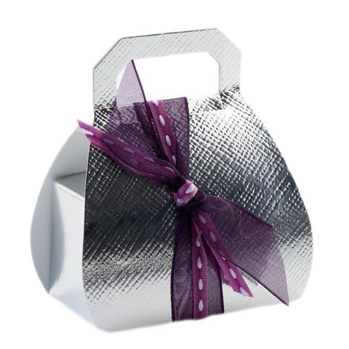 Silver Silk Handbag 80mm Silver Silk Handbag 80mm