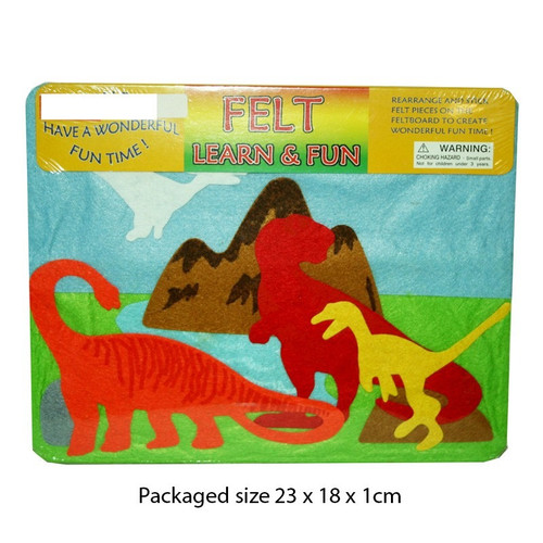 Felt Dinosaur Puzzle Felt Dinosaur Puzzle