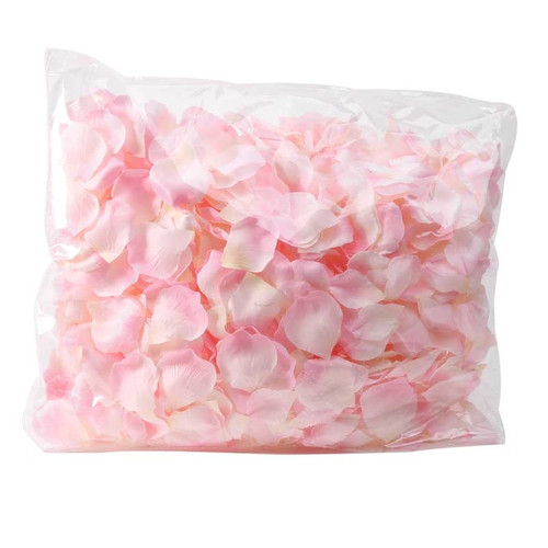 Champagne Pink Rose Petals (1000pcs) in poly bag Champagne Pink Rose Petals (1000pcs) in poly bag