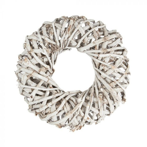 White Carrizo Wreath (37cm) White Carrizo Wreath (37cm)