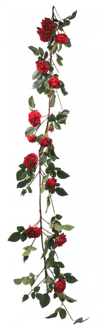 Luxury Red Rose Garland 1.8m