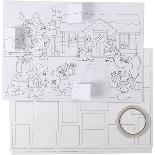 DIY Christmas Calender (Assorted Designs) DIY Christmas Calender (Assorted Designs)