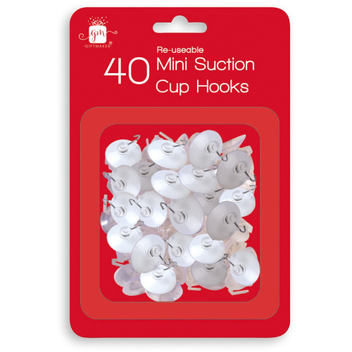 Mini Suction Cups (Pack of 40) Mini Suction Cups (Pack of 40)