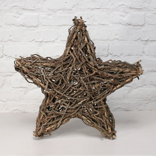 Natural Open-Weave Botay Star  