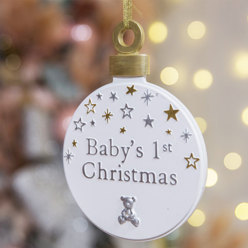 Bambino Baby's First Christmas Resin Plaque