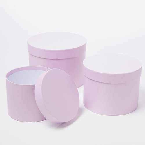Lilac Symphony Hat Boxes (Set of 3)
