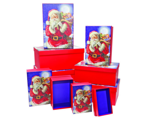 Nested Santa Boxes (x10) Nested Santa Boxes (x10)