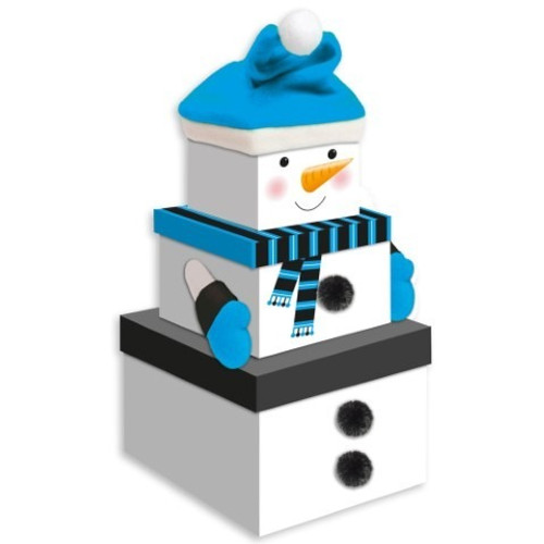 Stackable Snowman Gift Boxes 