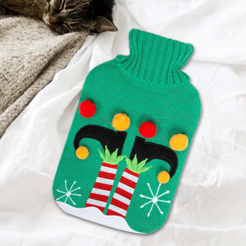 Elf - Hot Water Bottle & Knitted Cover - Discontinued