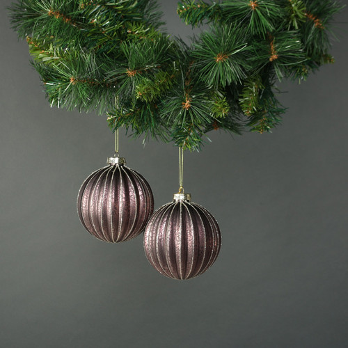 Isla 10cm Glass Pumpkin Bauble (Set of 4) Isla 10cm Glass Pumpkin Bauble (Set of 4)