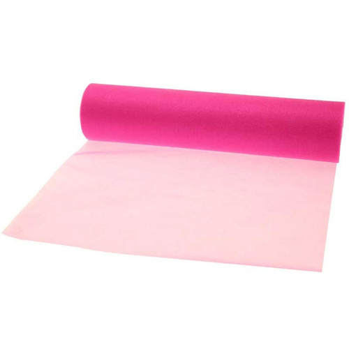 Shocking Pink Soft Organza Roll 26cm