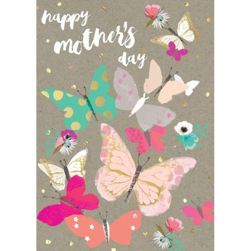 Mothers Day Greeting Card - Butterlies - Discontinued