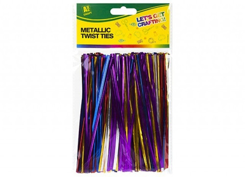 16cm Metallic Twist Ties (400pcs)