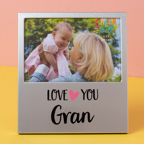 Cheerfull Gran Aluminium Photo Frame (6 x 4) Cheerfull Gran Aluminium Photo Frame (6 x 4)