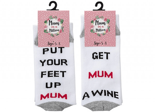 Pair of Mum Socks (Assorted Designs)