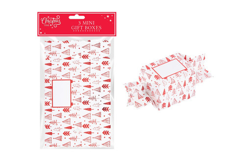 3 Mini Red Treat Boxes 3 Mini Red Treat Boxes