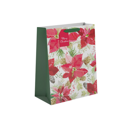 Poinsettia Gift Bag (Large) Poinsettia Gift Bag (Large)
