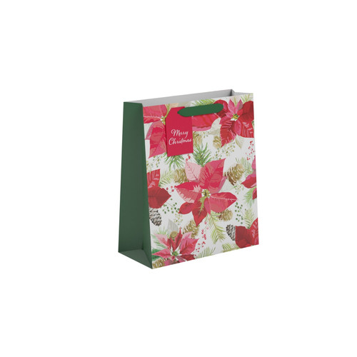 Poinsettia Gift Bag (Medium)