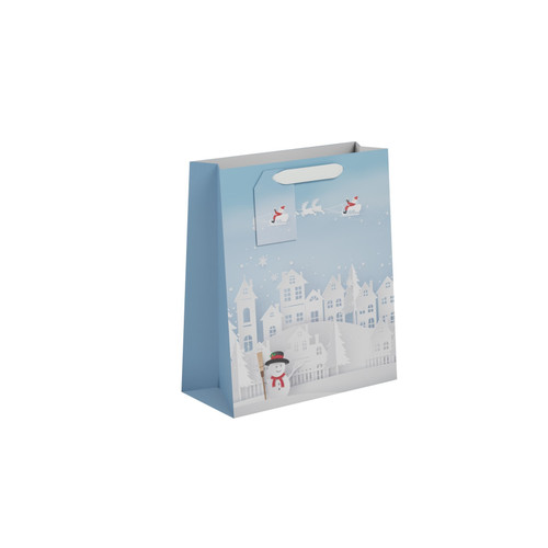 Village Scene Gift Bag (Medium) Village Scene Gift Bag (Medium)