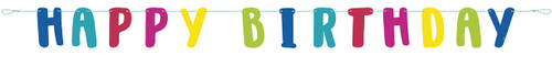 6ft Happy Birthday Letter Banner 6ft Happy Birthday Letter Banner