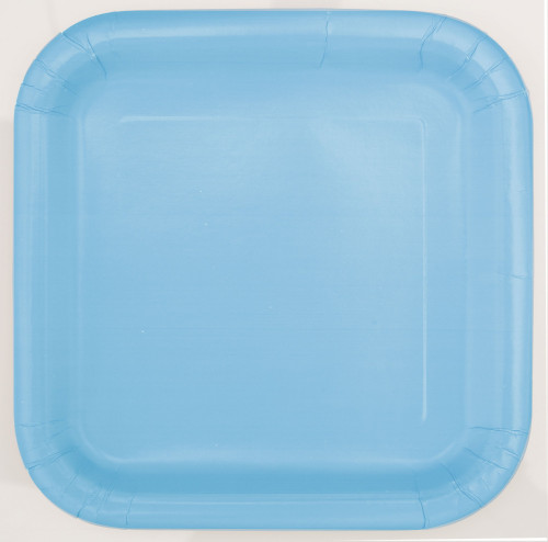 9 Inch Blue Square Paper Plates 9 Inch Blue Square Paper Plates
