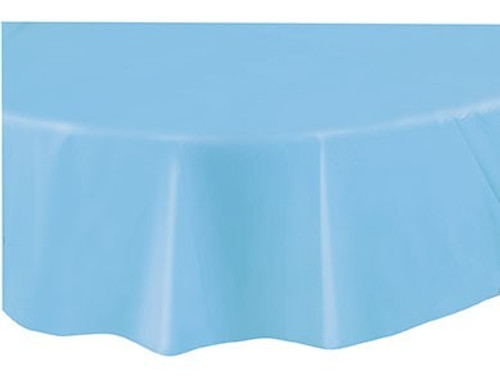 Blue Round Table Cover (84 Inch) Blue Round Table Cover (84 Inch)