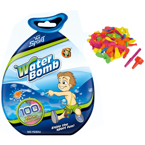 Water Bombs With Filler (Pack of 100) Water Bombs With Filler (Pack of 100)