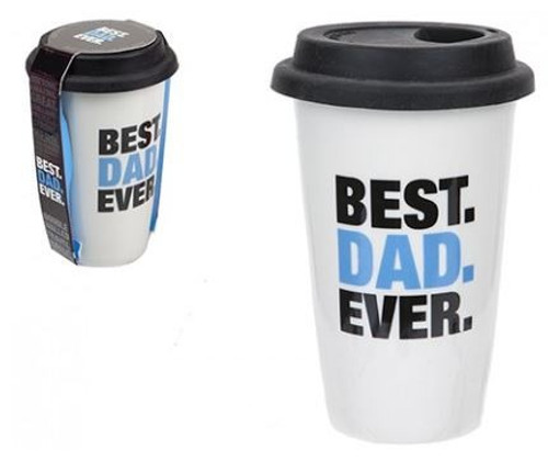 Best Dad Ever Cup With Lid 320ml Best Dad Ever Cup With Lid 320ml