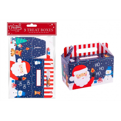 Santa & Friends Treat Boxes (Pack of 3)