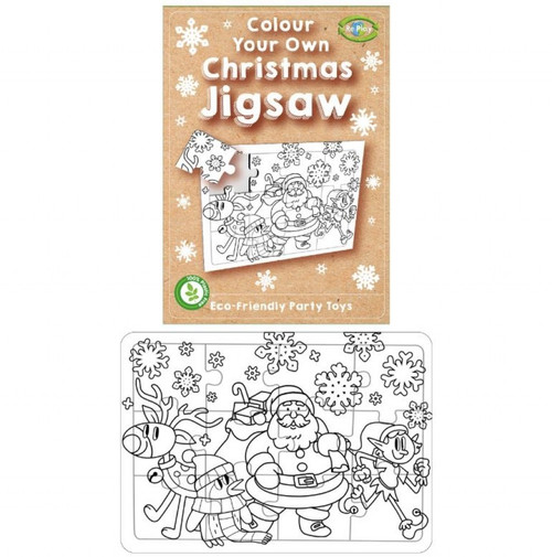 Colour Your Own Christmas Jigsaw Colour Your Own Christmas Jigsaw