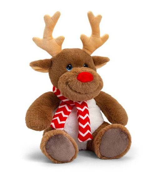 20cm Keeleco Reindeer with Scarf 20cm Keeleco Reindeer with Scarf