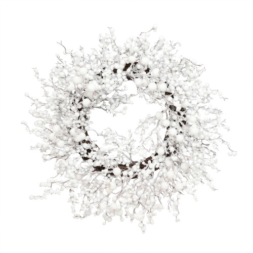Winter Wonderland Snow Berry Wreath (Dia45cm) Winter Wonderland Snow Berry Wreath (Dia45cm)