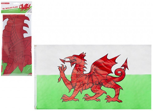 Wales Rayon Flag with Grommets (120 X 75cm)