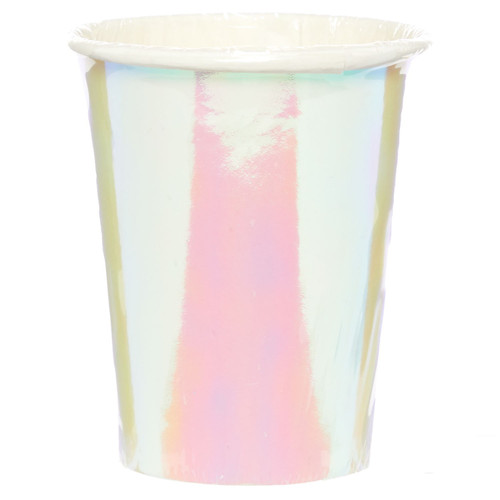 Iridescent Paper Cups (250ml)